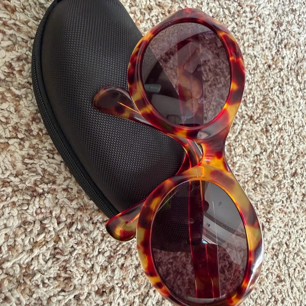 Chic‎ LADIES GUCCI GG 2402/N/S  02Y  61[]19 125 LEOPARD TORTOISE WRAP SUNGLASSES